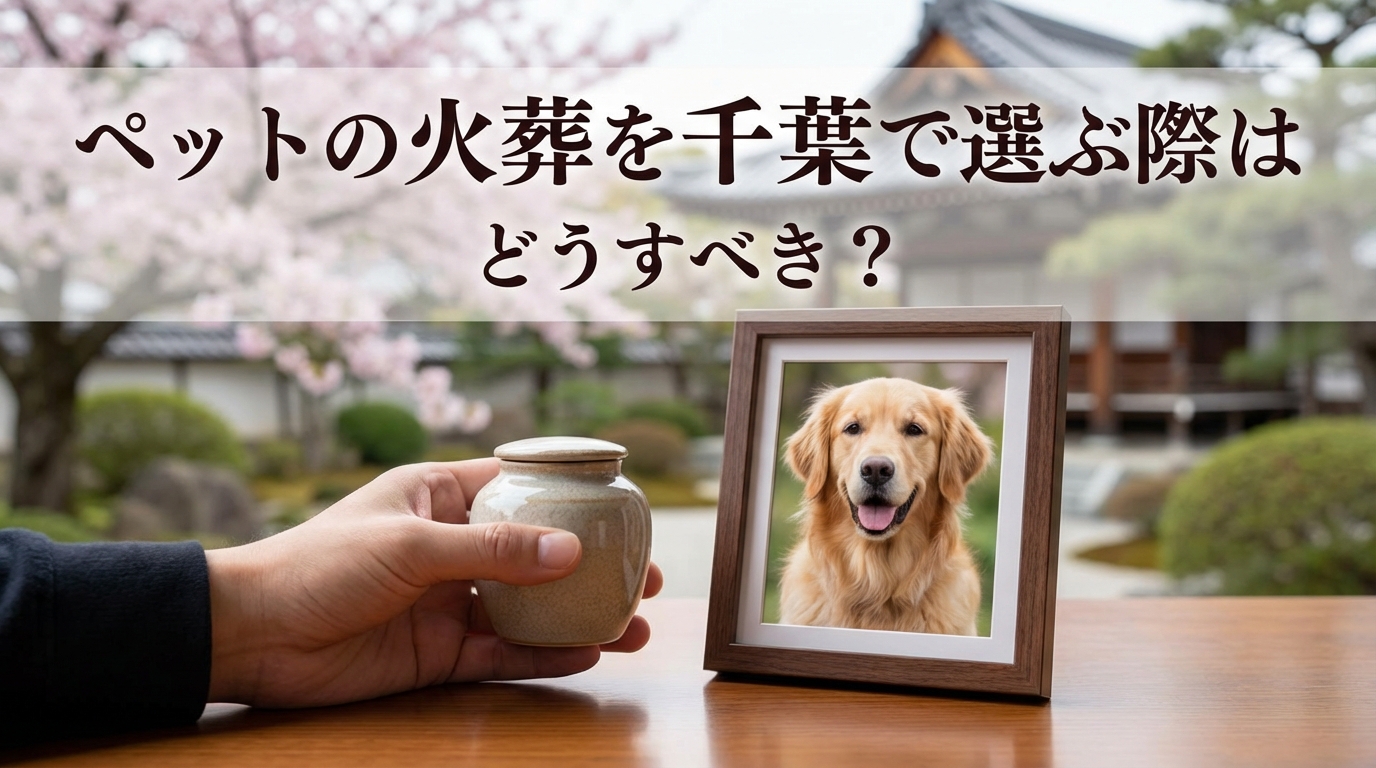 ペットの火葬を千葉で選ぶ際はどうすべき?