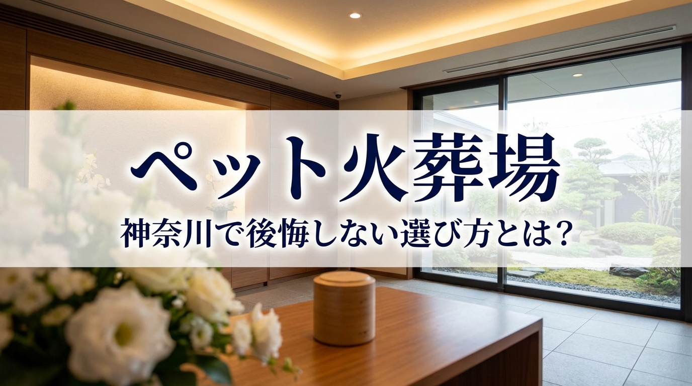ペット火葬場 神奈川で後悔しない選び方とは?