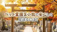 ペット霊園苫小牧で安心して見送るには？