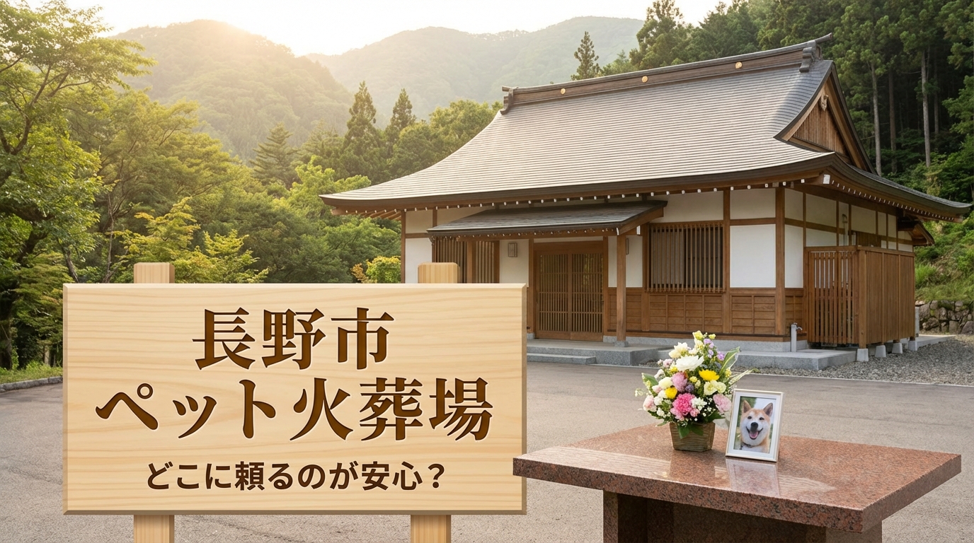 長野市 ペット火葬場はどこに頼るのが安心?