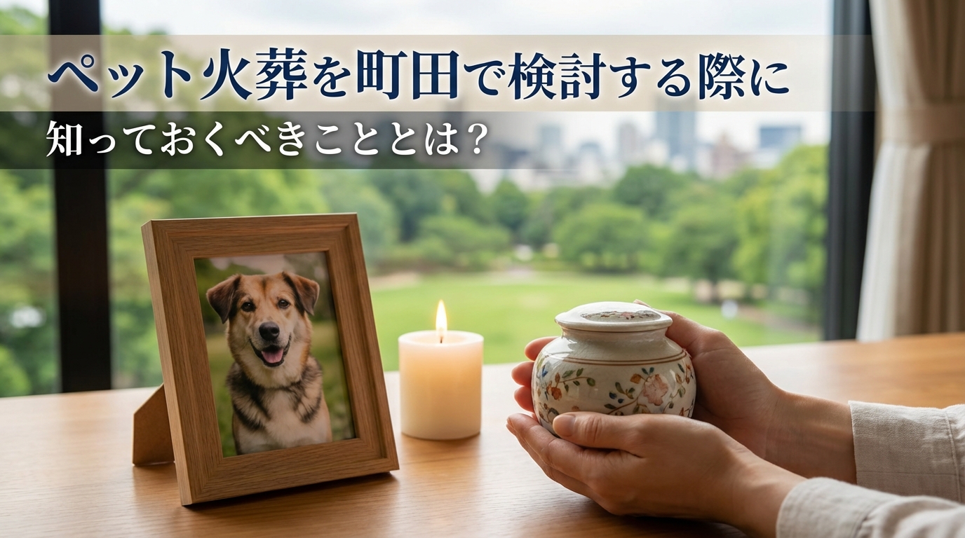 ペット火葬を町田で検討する際に知っておくべきこととは？