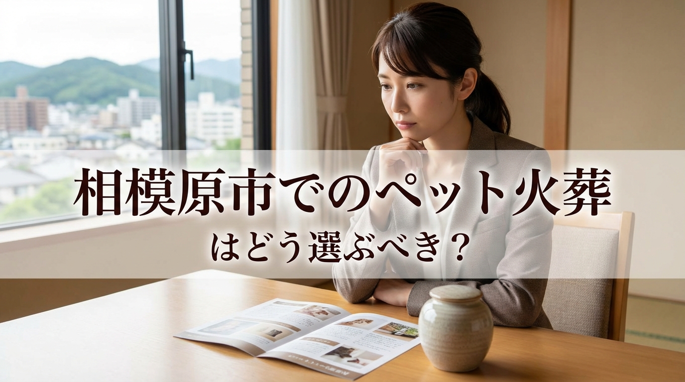 相模原市でのペット火葬はどう選ぶべき？