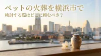 ペットの火葬を横浜市で検討する際はどこに頼むべき？
