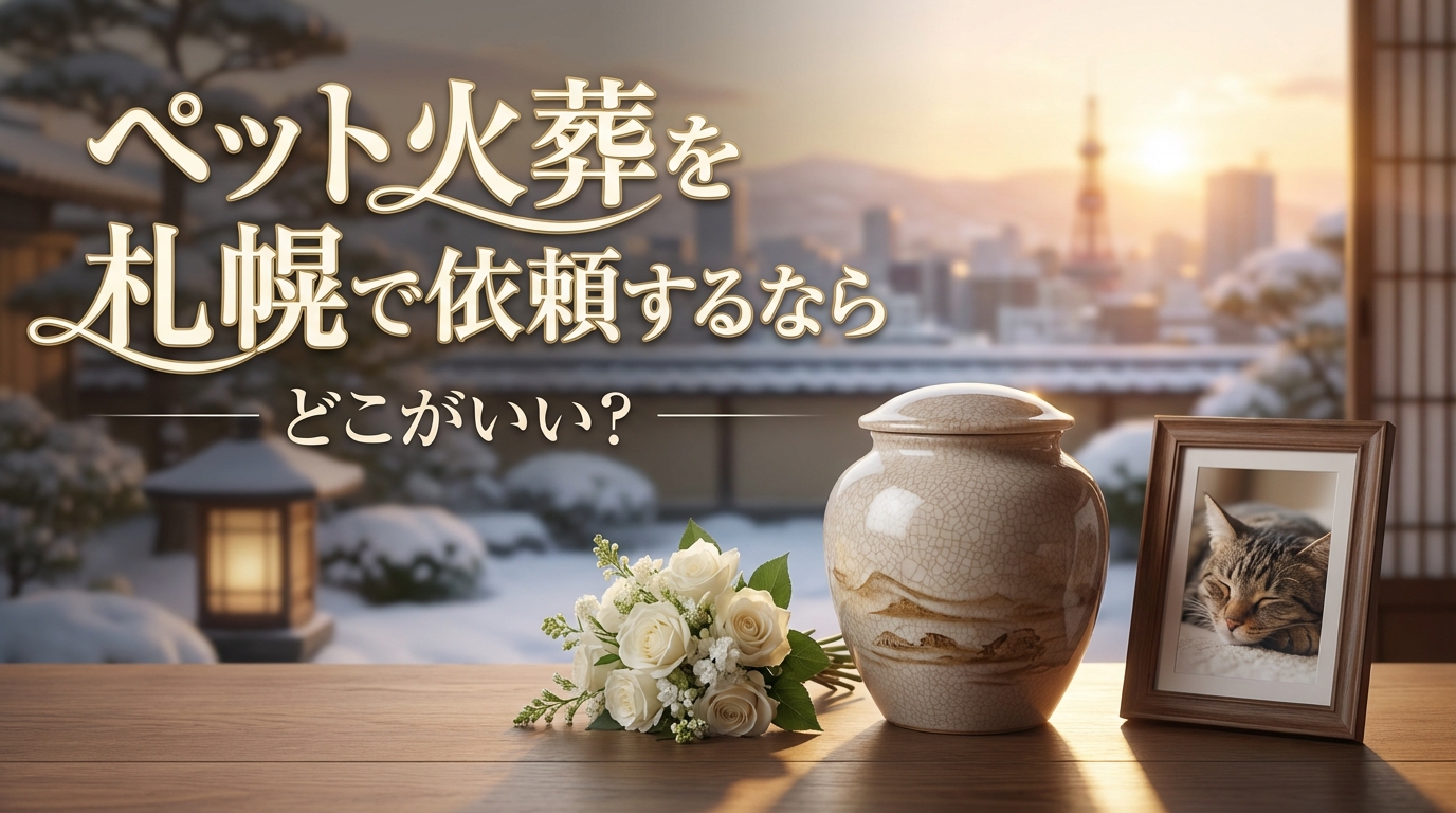 ペット火葬を札幌で依頼するならどこがいい?