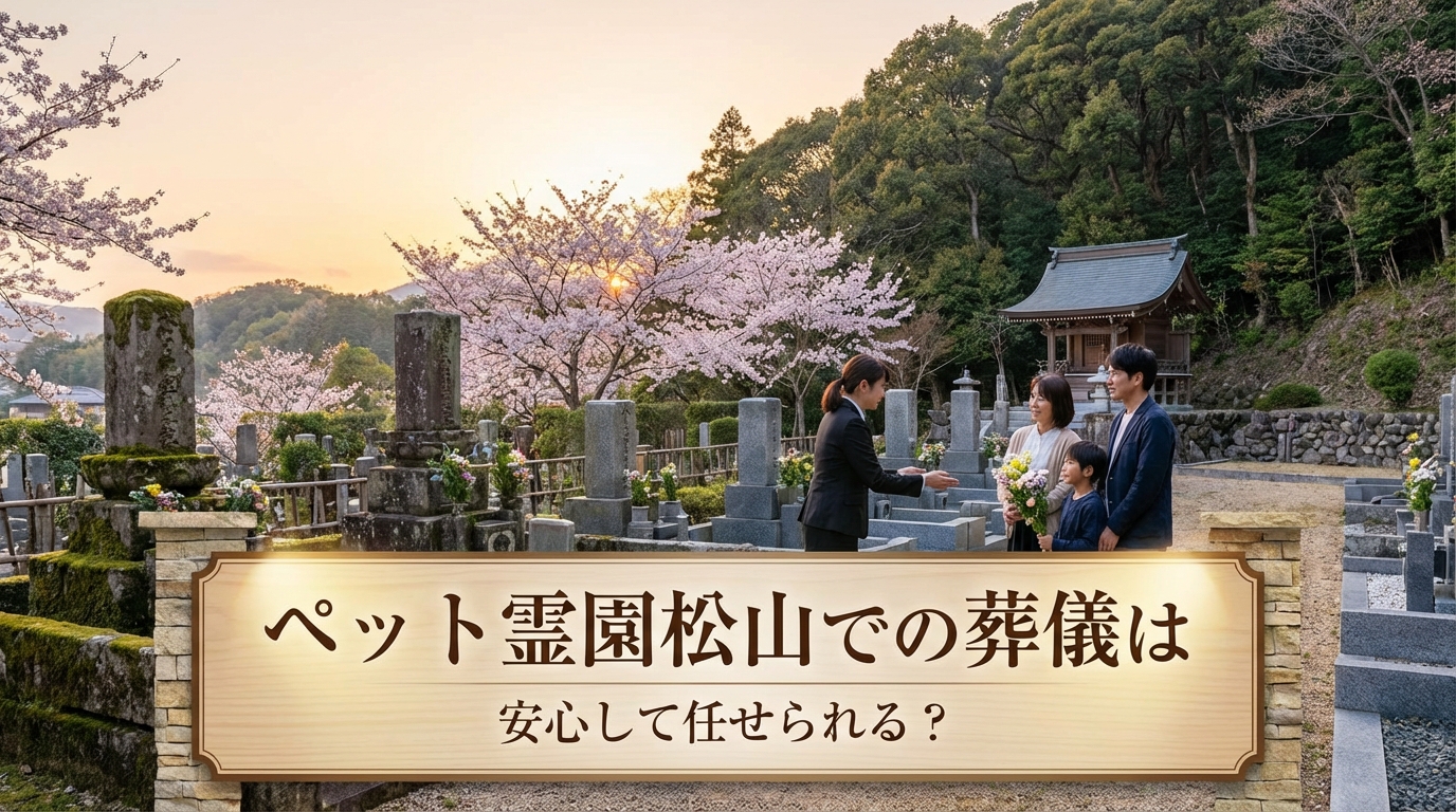 ペット霊園松山での葬儀は安心して任せられる?