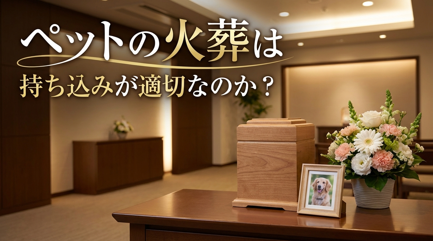 ペットの火葬は持ち込みが適切なのか?