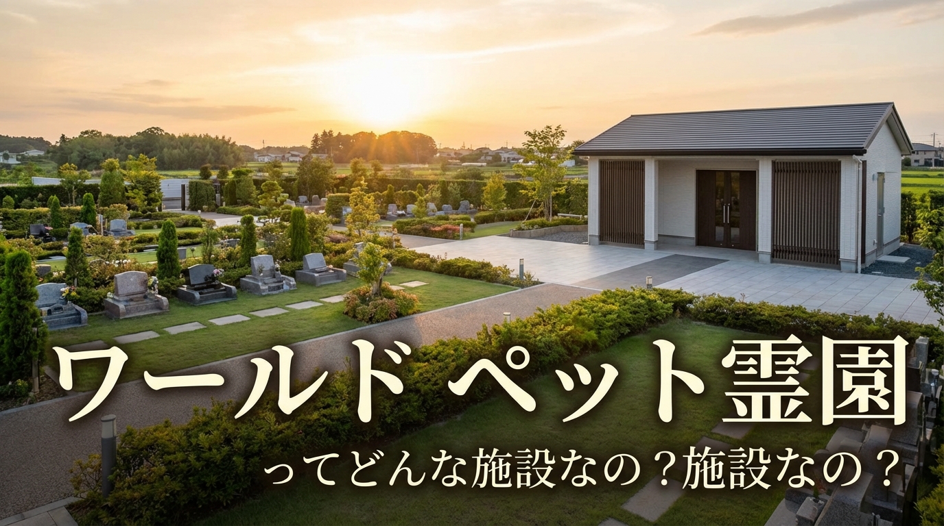 ワールド ペット霊園ってどんな施設なの？