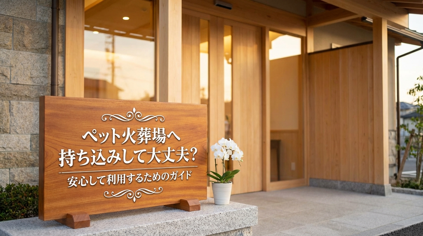 ペット火葬場へ持ち込みして大丈夫?
