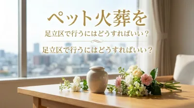 ペット火葬を足立区で行うにはどうすればいい？