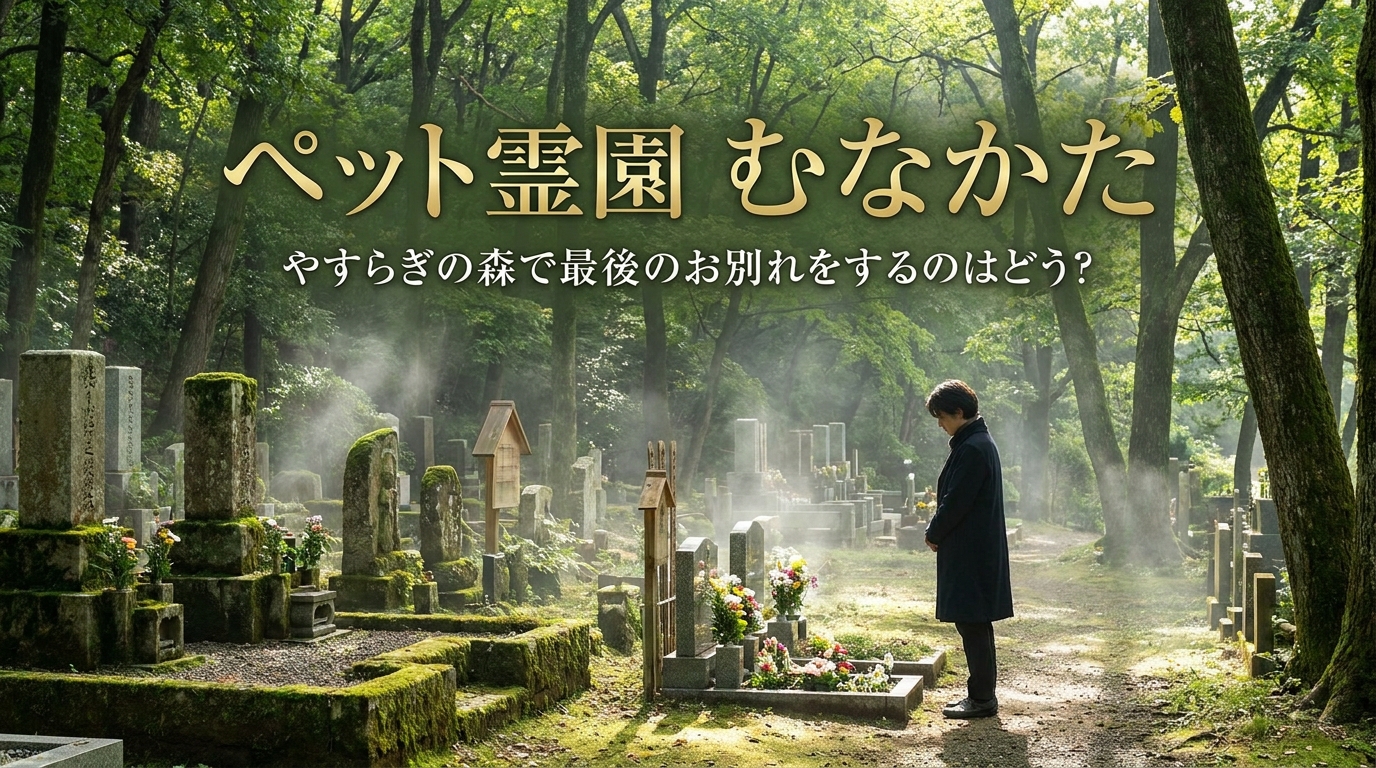 ペット霊園 むなかた やすらぎの森で最後のお別れをするのはどう？