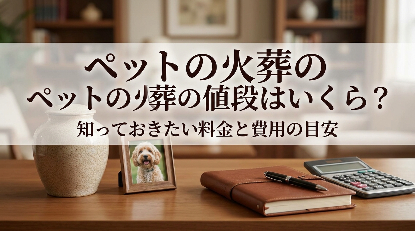ペットの火葬の値段はいくら？