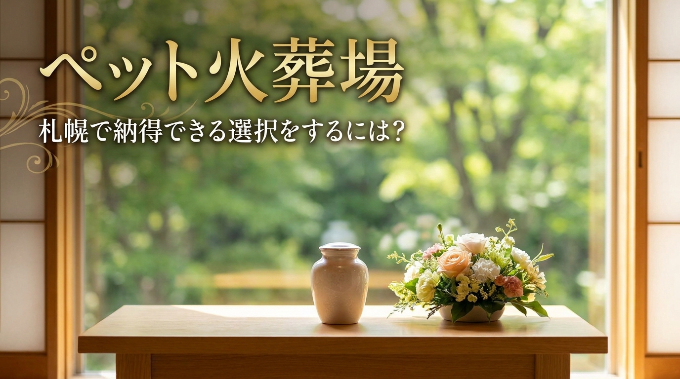 ペット火葬場 札幌で納得できる選択をするには？