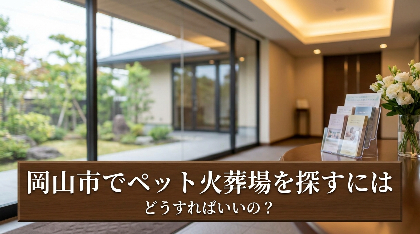 岡山市でペット火葬場を探すにはどうすればいいの？