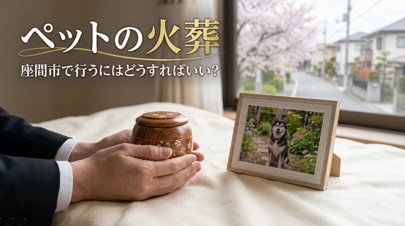 ペットの火葬を座間市で行うにはどうすればいい？