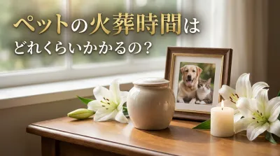 ペットの火葬時間はどれくらいかかるの？