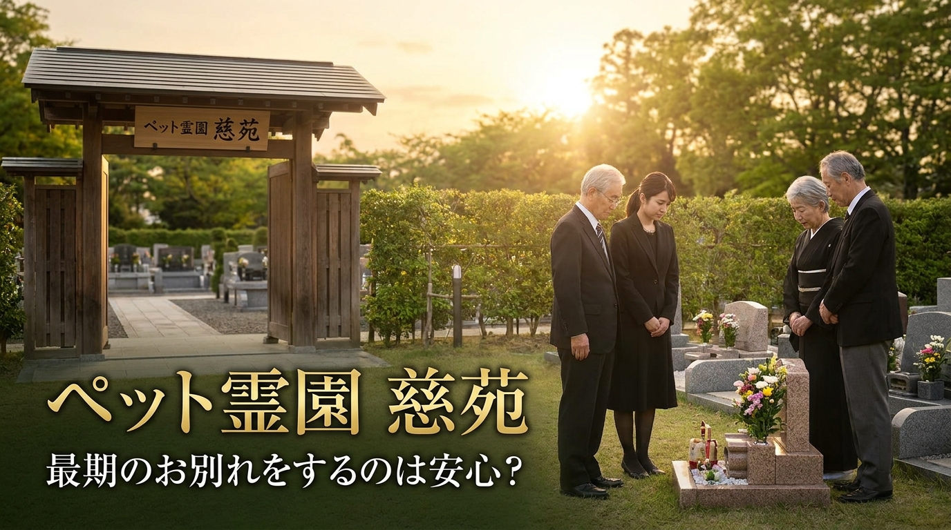 ペット霊園 慈苑で最期のお別れをするのは安心？