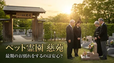 ペット霊園 慈苑で最期のお別れをするのは安心？