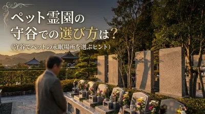ペット霊園の守谷での選び方は？