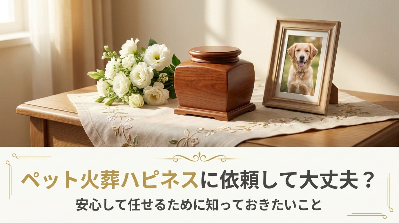 ペット火葬ハピネスに依頼して大丈夫？