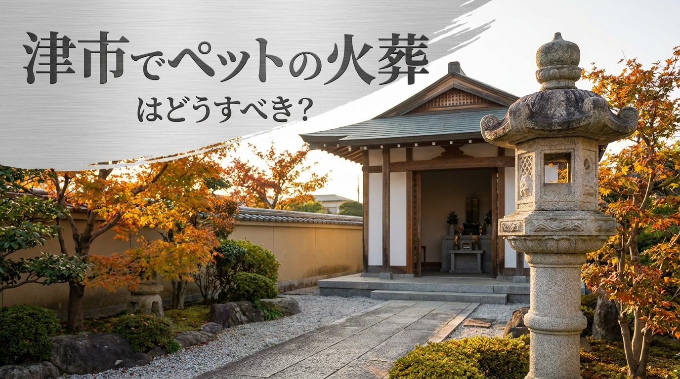 津市でペットの火葬はどうすべき？