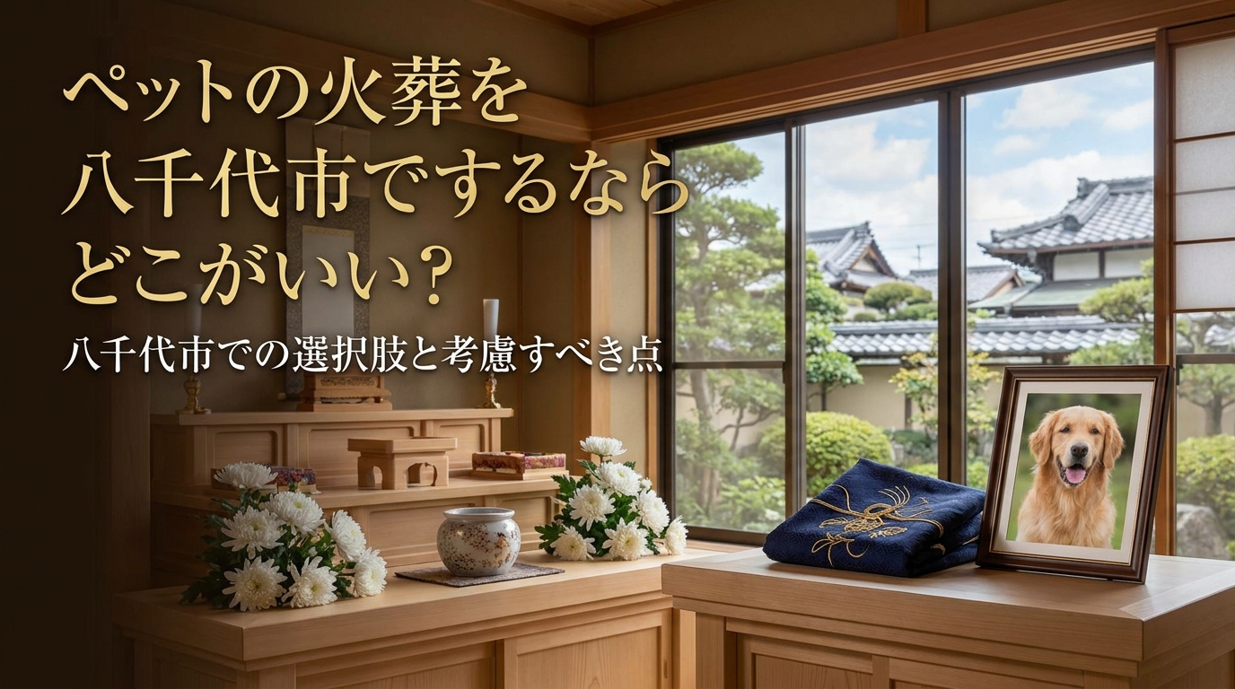 ペットの火葬を八千代市でするならどこがいい？