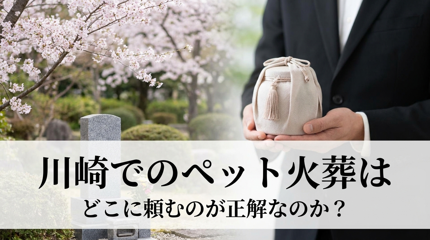 川崎でのペット火葬はどこに頼むのが正解なのか？