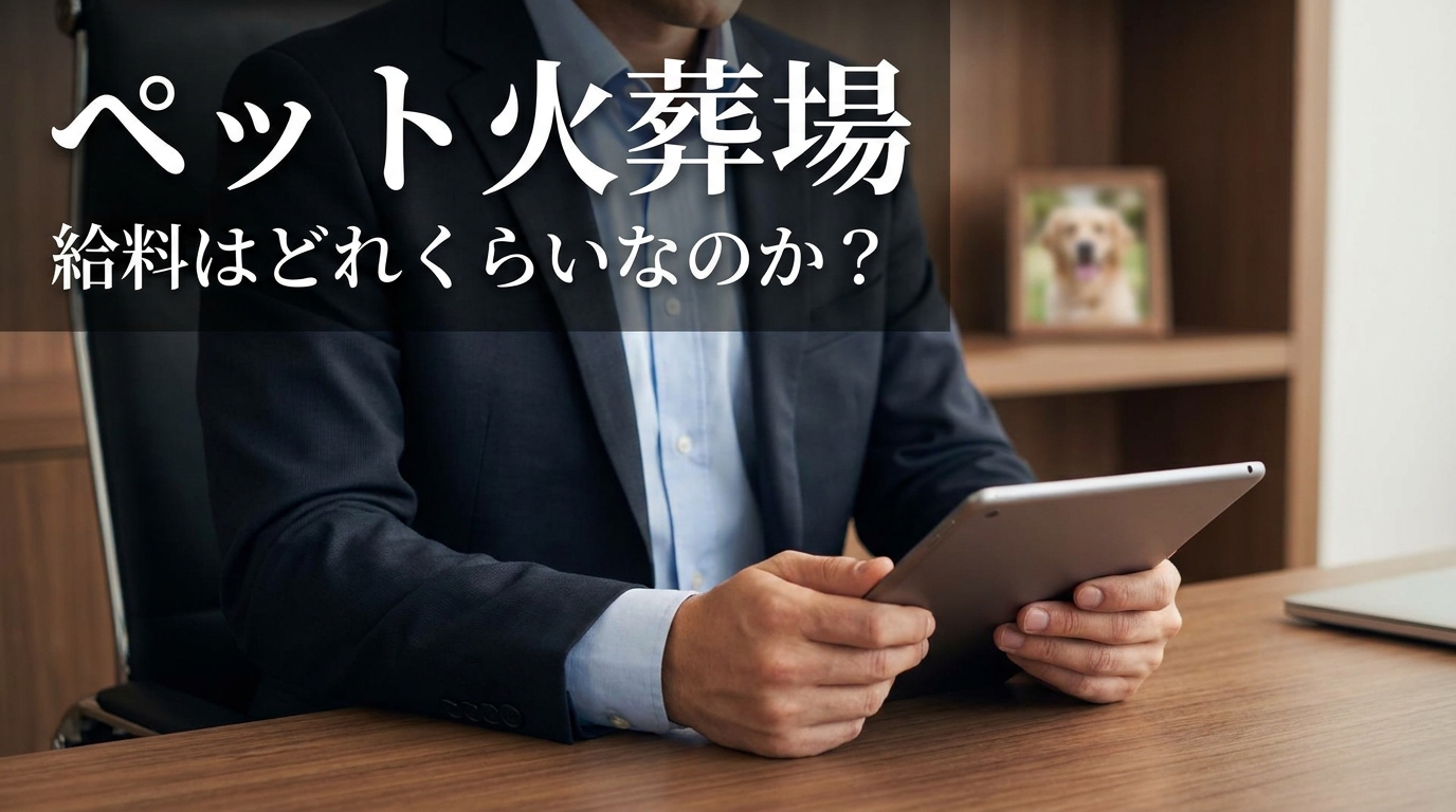 ペット火葬場 給料はどれくらいなのか？