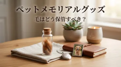 ペットメモリアルグッズ毛はどう保管すべき？