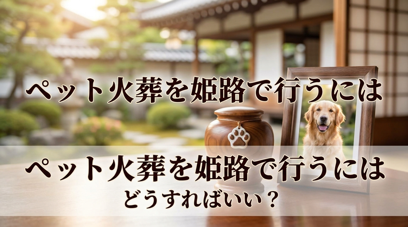 ペット火葬を姫路で行うにはどうすればいい？