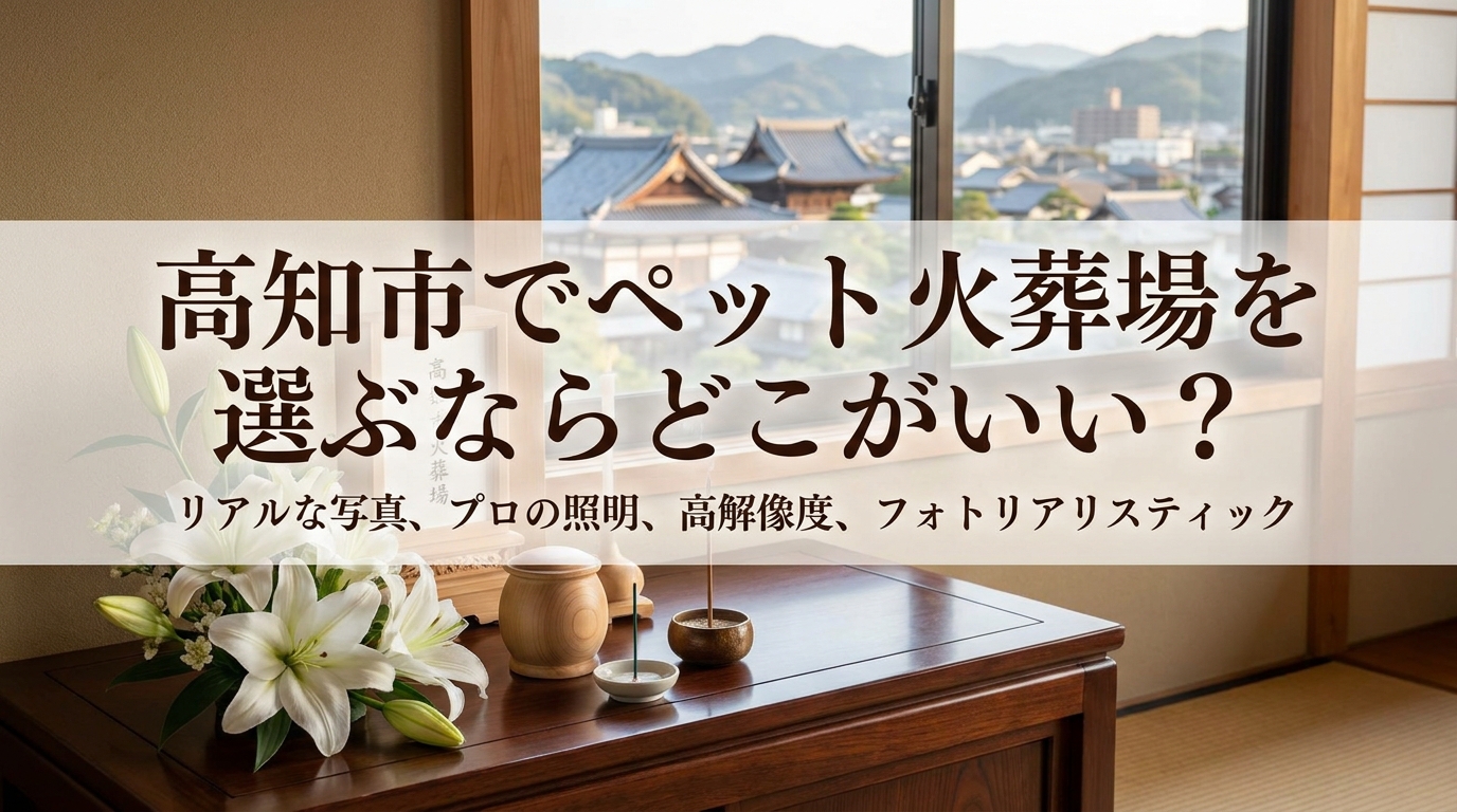 高知市でペット火葬場を選ぶならどこがいい？