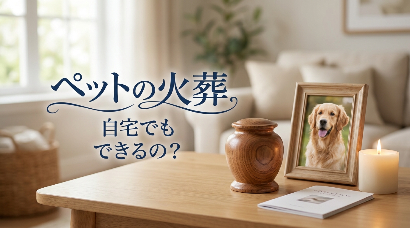 ペットの火葬は自宅でもできるの?