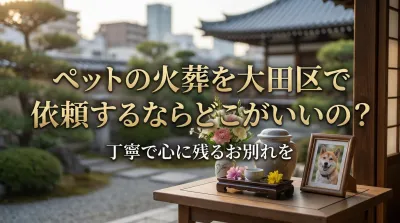 ペットの火葬を大田区で依頼するならどこがいいの？