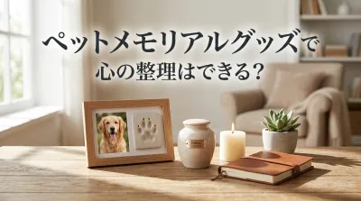 ペットメモリアルグッズで心の整理はできる？