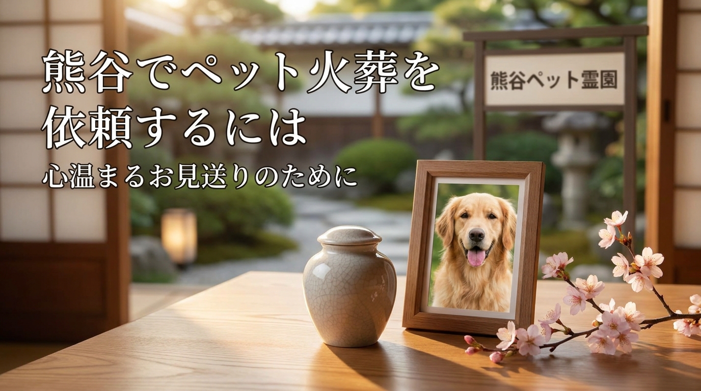 熊谷でペット火葬を依頼するにはどうすればいい？