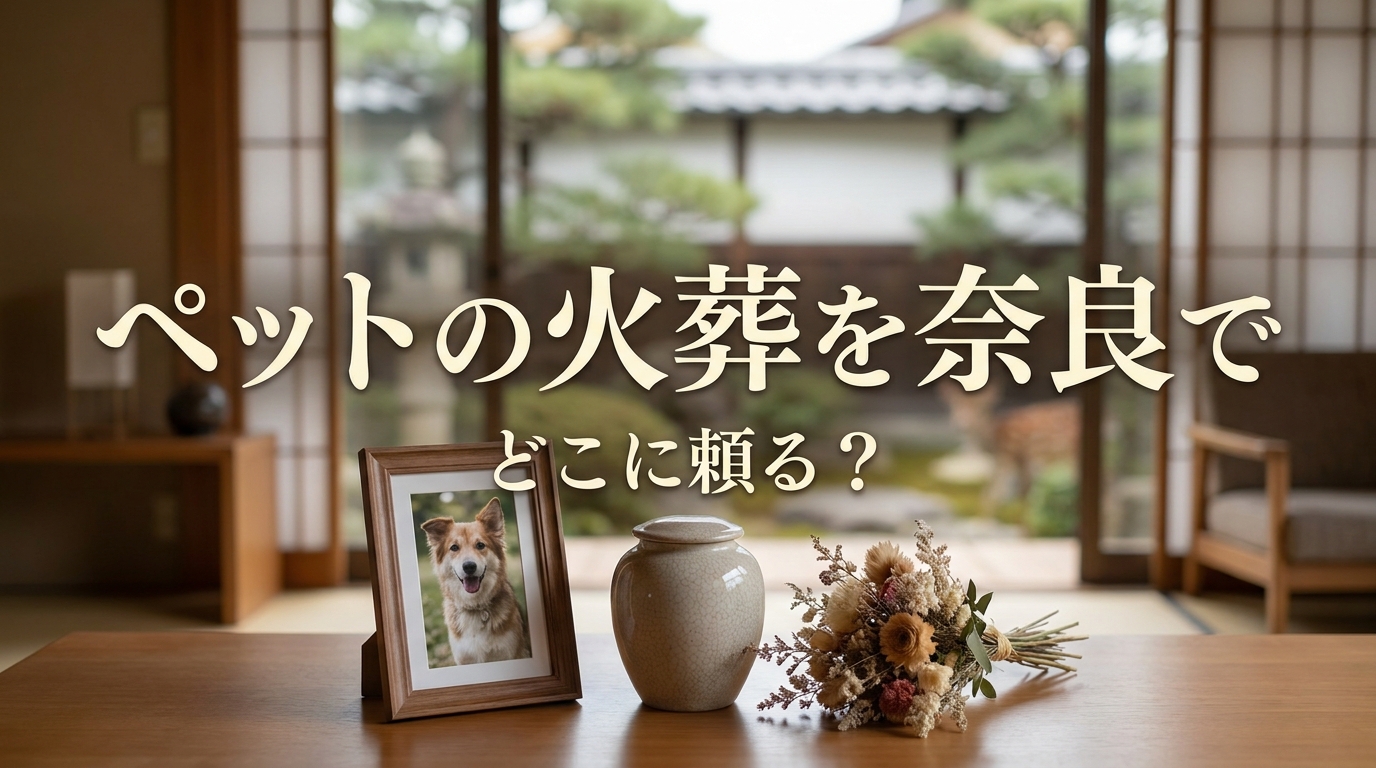 ペットの火葬を奈良でするにはどこに頼る?