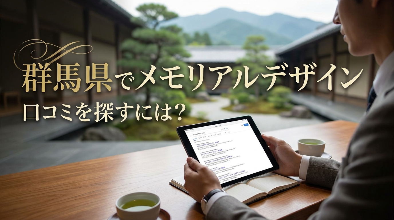 群馬県でメモリアルデザインの口コミを探すには？