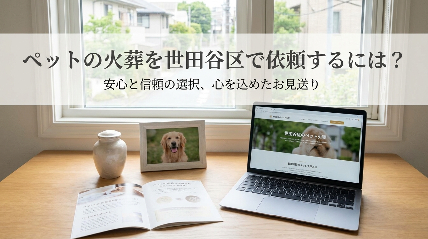 ペットの火葬を世田谷区で依頼するには？