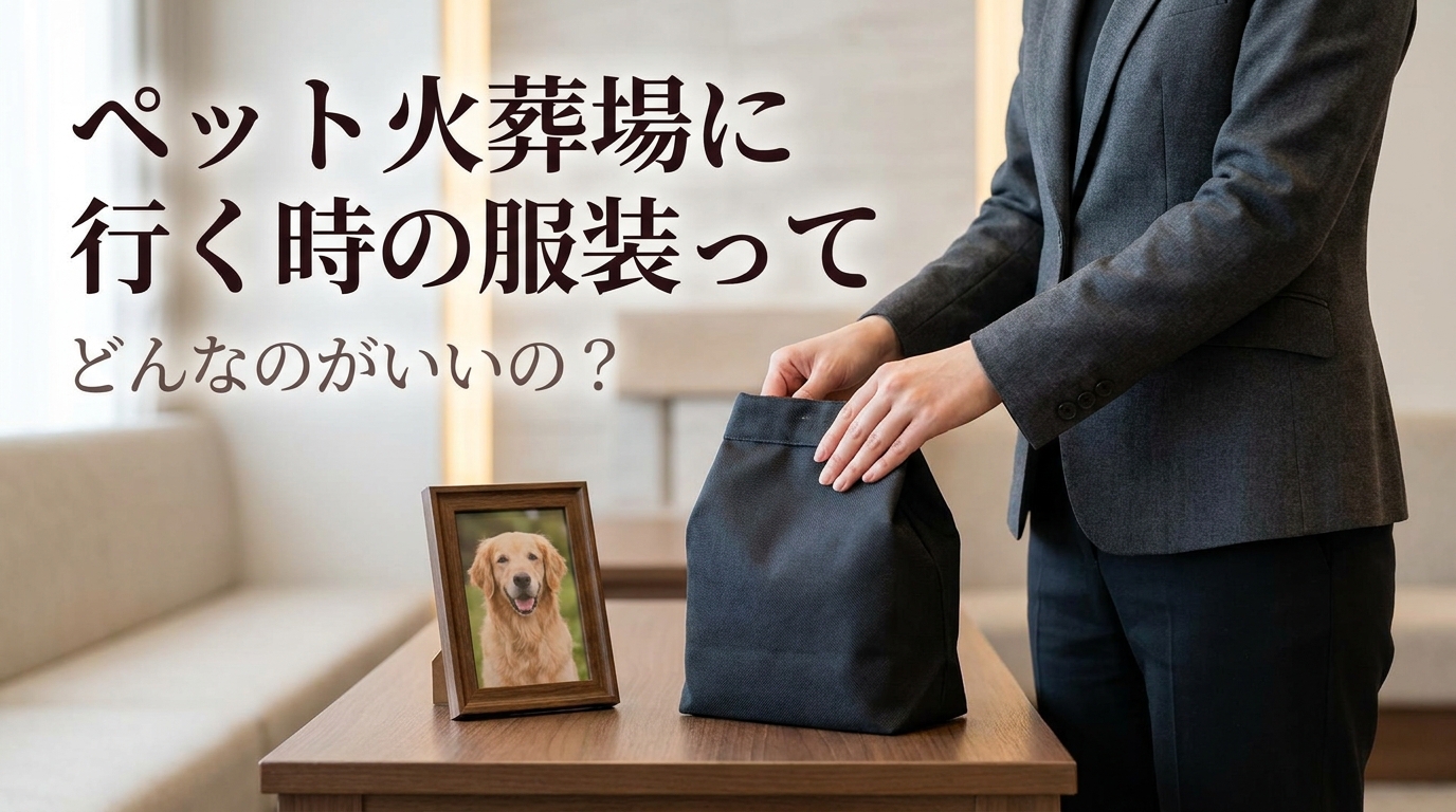 ペット火葬場に行く時の服装ってどんなのがいいの？