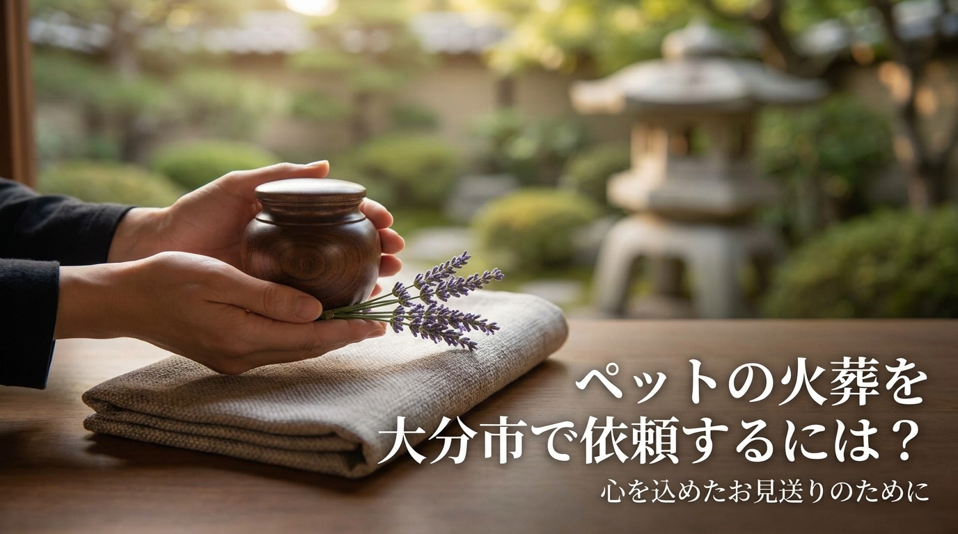 ペットの火葬を大分市で依頼するには？