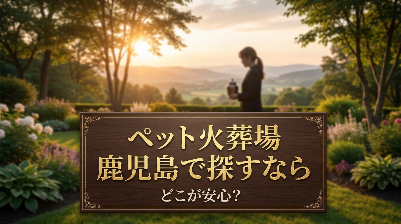ペット火葬場 鹿児島で探すならどこが安心？