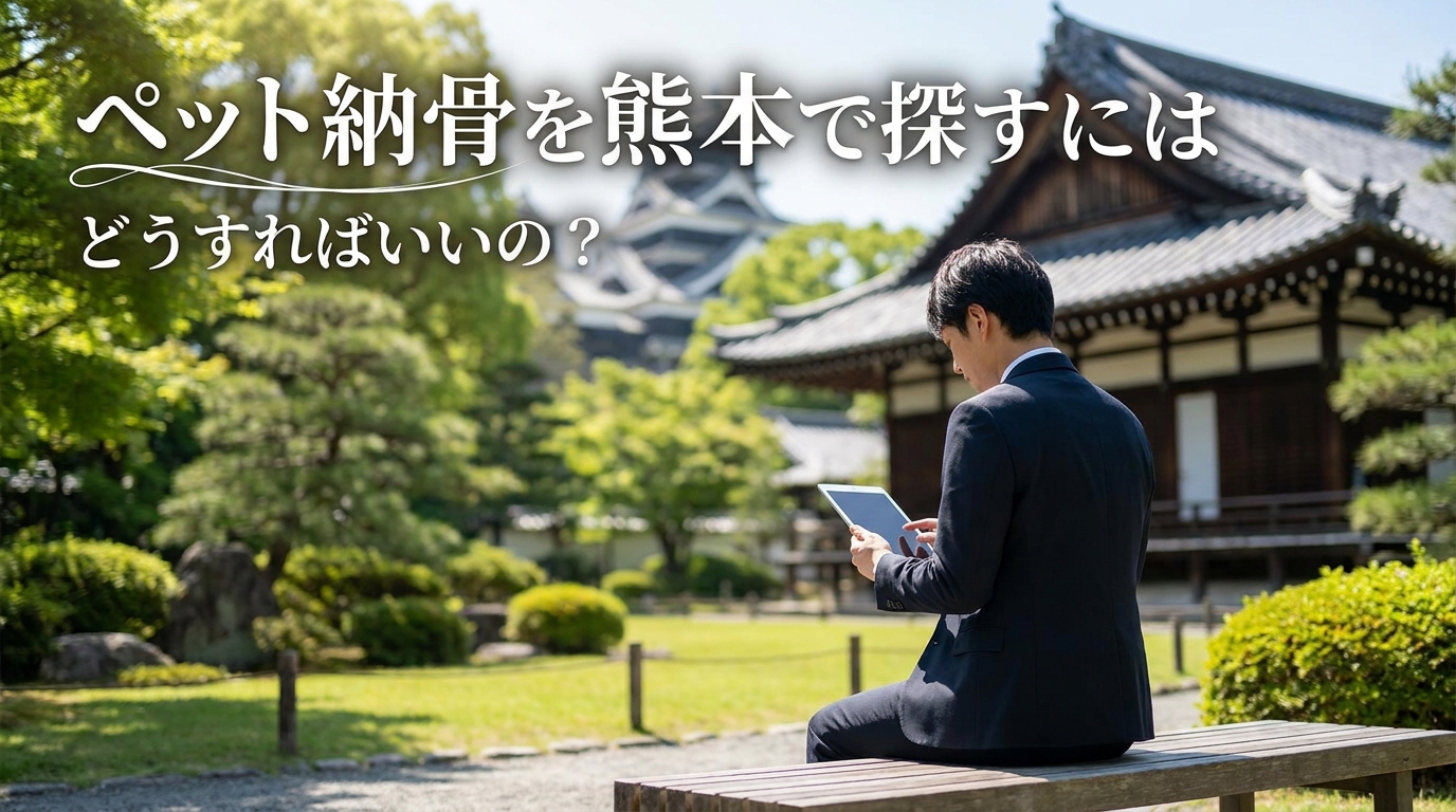 ペット納骨を熊本で探すにはどうすればいいの？