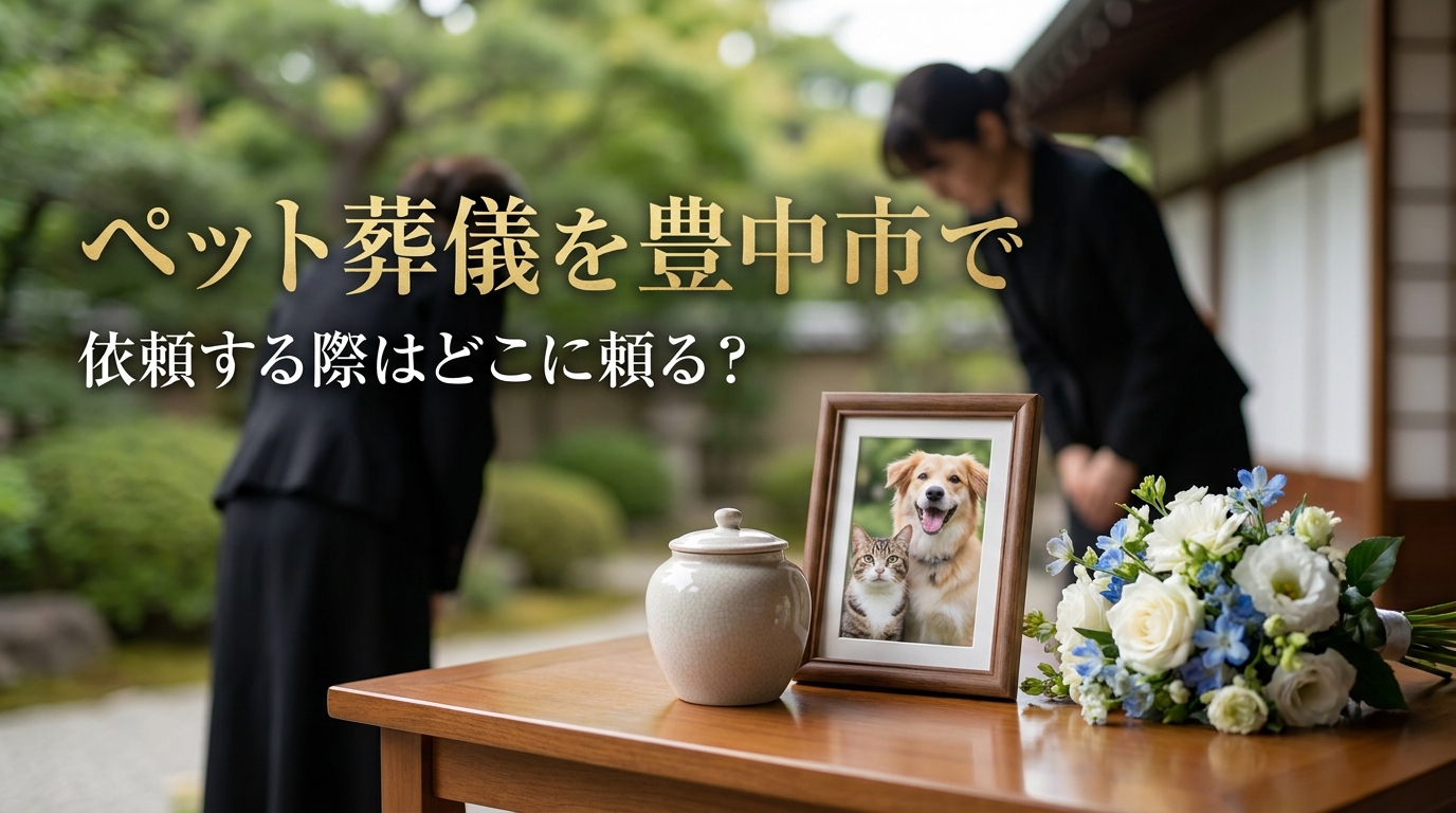 ペット葬儀を豊中市で依頼する際はどこに頼る？