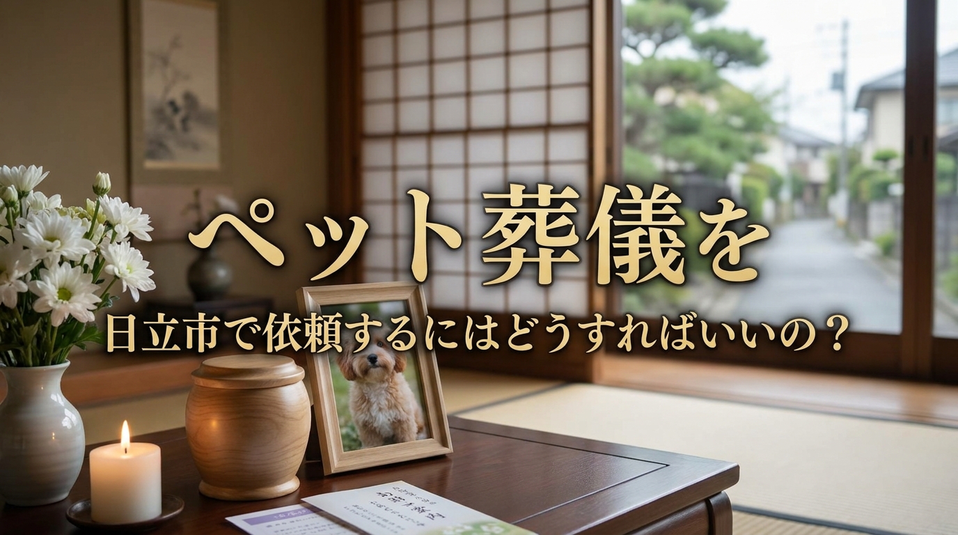 ペット葬儀を日立市で依頼するにはどうすればいいの？