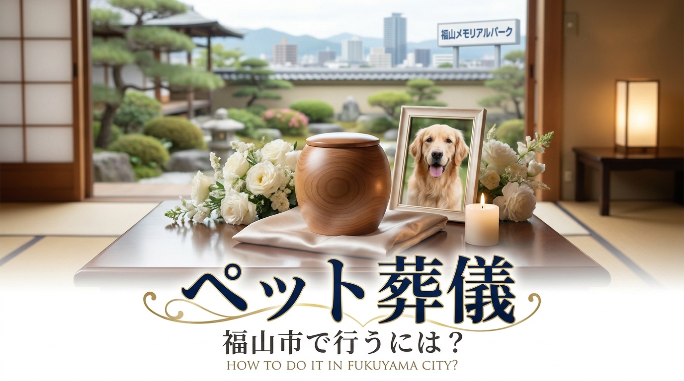 ペット葬儀を福山市で行うには?