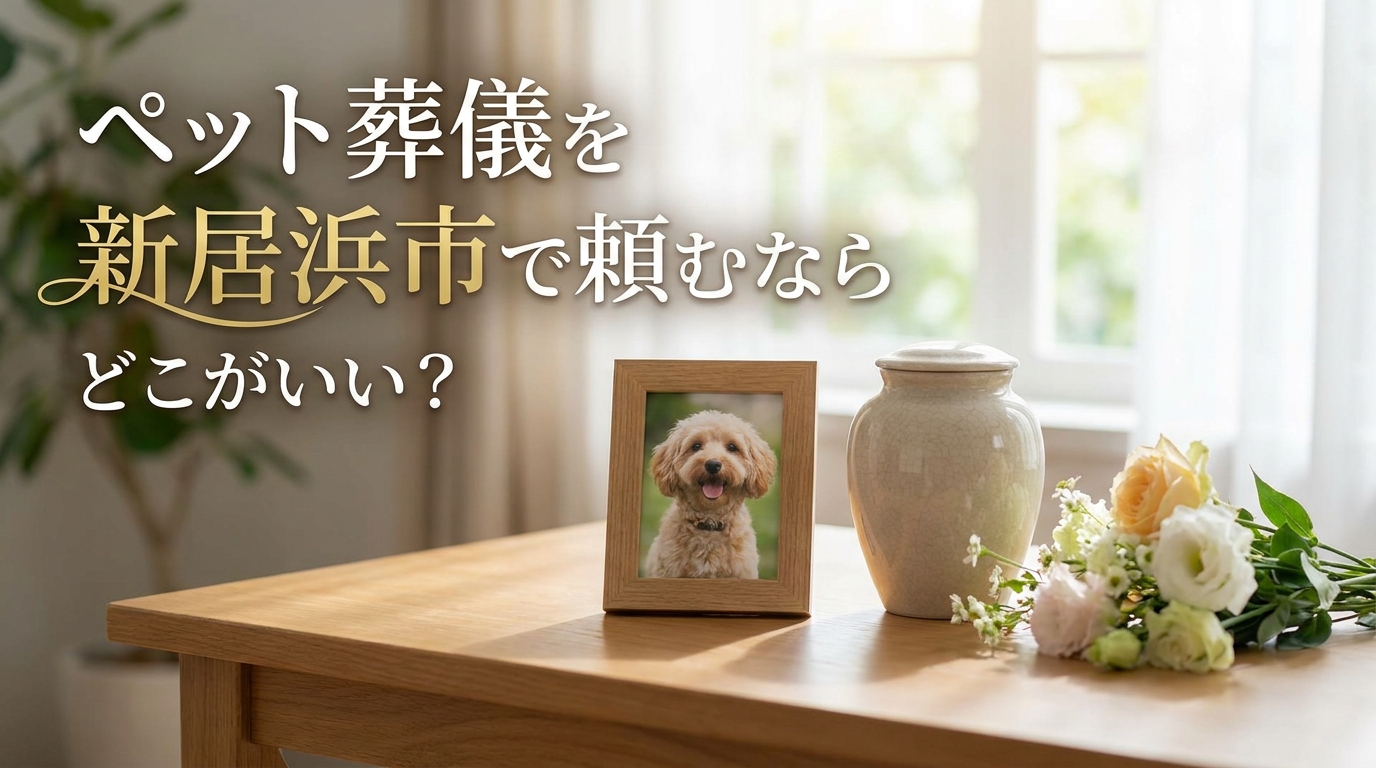 ペット葬儀を新居浜市で頼むならどこがいい？