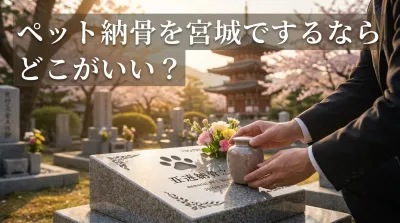 ペット納骨を宮城でするならどこがいい？
