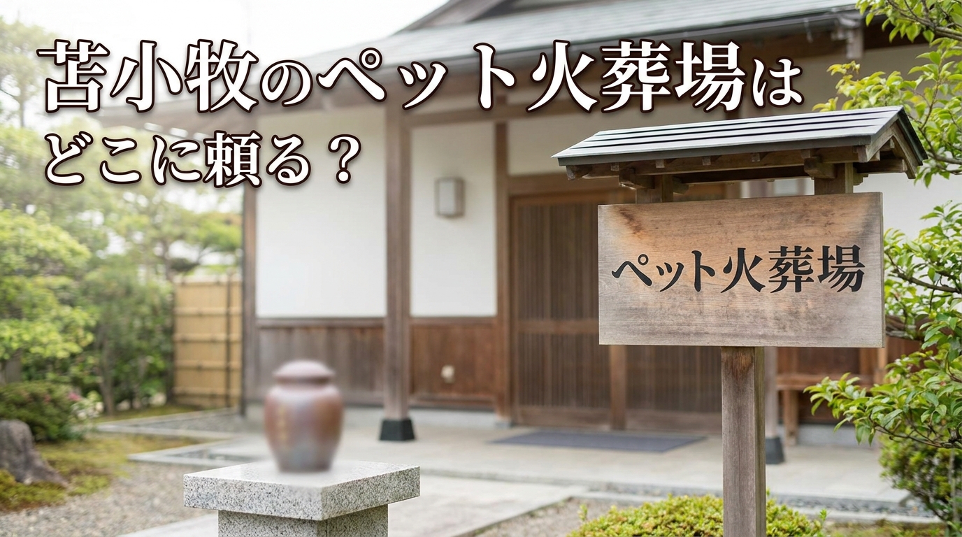 苫小牧のペット火葬場はどこに頼る?