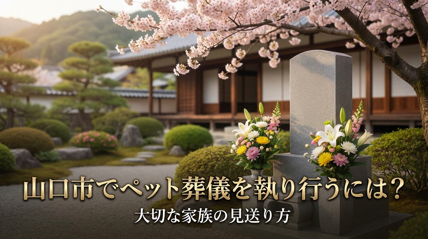 山口市でペット葬儀を執り行うには？