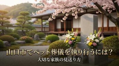 山口市でペット葬儀を執り行うには？