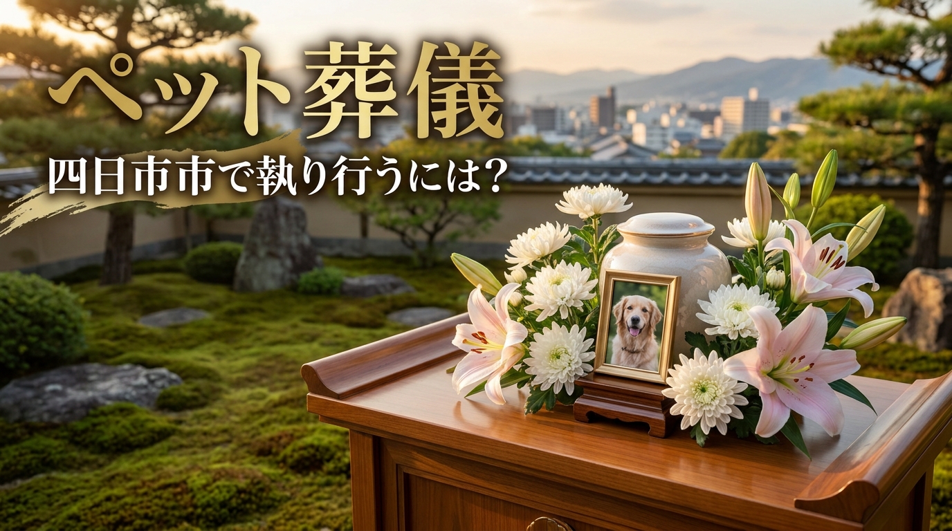 ペット葬儀を四日市市で執り行うには?